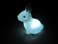 Luz Nocturna De Conejo Colorida Para Niños Regalo De Bebé Dibujo Animado Animal Lindo Lámpara De Bunny Decoración De Navidad Cumpleaños Para Niños - details 3