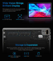 N-one NPad air Tableta 10.1" IPS UNISOC T310 8GB RAM 64GB 4G LTE Wifi Doble Banda Altavoces Duales Android 12 Bluetooth 5.0 - details 2