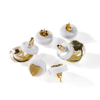 200-500Pcs Almohadillas De Esponja Blanca Antichoque Para Joyería 12x12MM Protección Para Pendientes Piezas De Hacer Manualidades - details 6