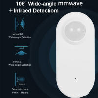 Sensor De Movimiento Y Presencia Humana Tuya Zigbee Con Detección PIR Y Luz Medidor Operado Por Batería Soporte Zigbee2mqtt Assistant Para El Hogar - details 4