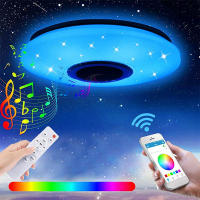 Lámpara Techo Inteligente RGB Moderna Bluetooth Compatible Iluminación Para Decoración Del Hogar Y Habitación De Niños Control Remoto Dimmable Zona Superficial LED 220V - details 3