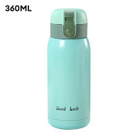Termo De Acero Inoxidable 360ML Con Cubierta Saltarina Y Bolsillo Termal Para Café Aislada Botella De Agua Caliente Para Niños Regalo - details 13