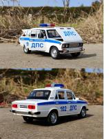 Modelo De Coche De Policía Lada 1/24 Escala Simulación De Metal Juguete Para Niños Regalo Sin Batería Proveniente De China - details 4