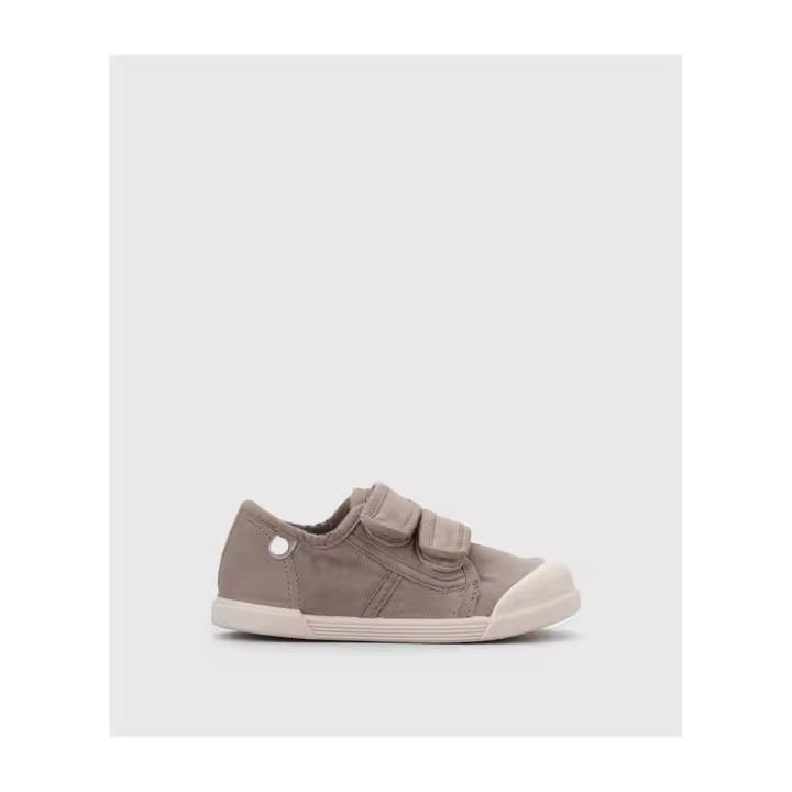 Zapatillas de lona niño IGOR LONA CACAO LONA VELCROS CACAO BAREFOOT 34721 25V - 1