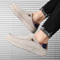 Zapatos Casuales Para Hombre Mocasines De Lona Cómodos Y Antideslizantes Zapatillas Suaves Para Caminar Ideal Para Verano - details 23