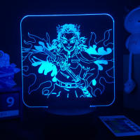 Lámpara De Noche Anime Demon Slayer Mitsuri Kanroji Figura 3D Iluminación Para Decoración De Dormitorio Regalo De Cumpleaños - details 5