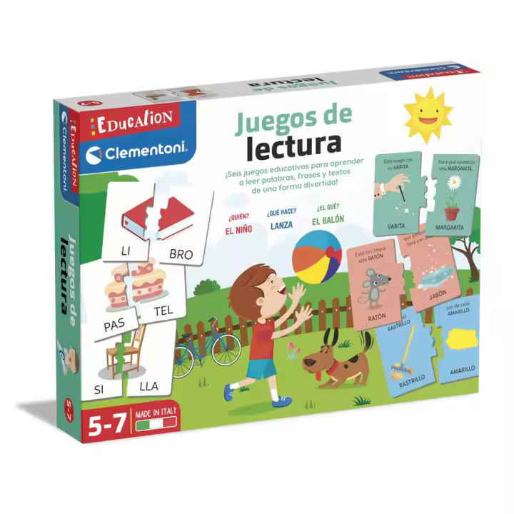 Juego de Lectura Aprendo A Leer 37x28.4x5 cm (Clementoni 55310.5) - 1