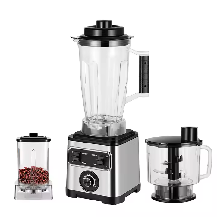 3L hogar 3 en 1 máquina de trituración de pared juicer, BPA libre, ideal para triturar frutas, carne, hielo, batidos, granos - 1
