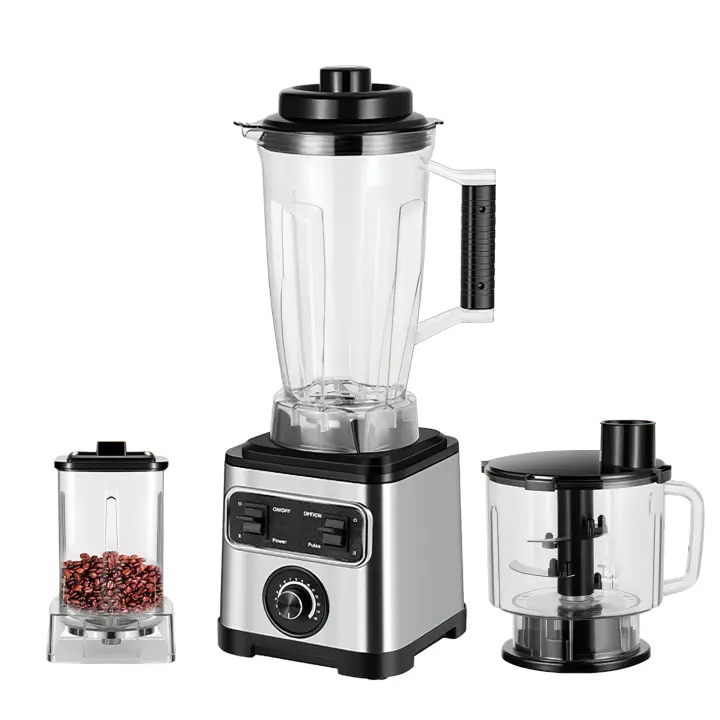 3L hogar 3 en 1 máquina de trituración de pared juicer, BPA libre, ideal para triturar frutas, carne, hielo, batidos, granos - 1