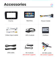 AWESAFE inalámbrico CarPlay Android Auto Radio para Peugeot 2008 208 2012 2013 2014 2015 2016 2017 2018 coche reproductor multimedia GPS 2 din autoradio volante controles RDS Bluetooth - details 22