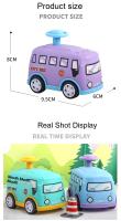 Juguete Educativo Para Niños Coche De Resbalón Inercia Azul Para Interacción Padre-Hijo Interior Juguetes De Taxi Avión Autobús Escala 1:32 Regalo De Cumpleaños - details 9