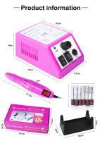 Máquina De Uñas Eléctrica Profesional 20000rpm Para Manicura Y Pedicura Herramienta De Archivo De Uñas Y Tendones Limegirl - details 9