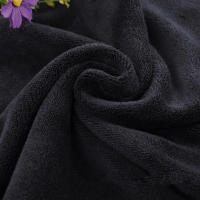 Toalla De Baño Grande Negra De Algodón Super Absorbente Suave Y Gruesa Toalla De Rostro Para Uso En La Playa Y El Baño - details 4