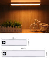 Lámpara De Pared Recargable LED Con Sensor De Movimiento PIR Para Decoración De Habitaciones Y Cocina Fuente De Alimentación DC5V USB Material De Aluminio - details 0