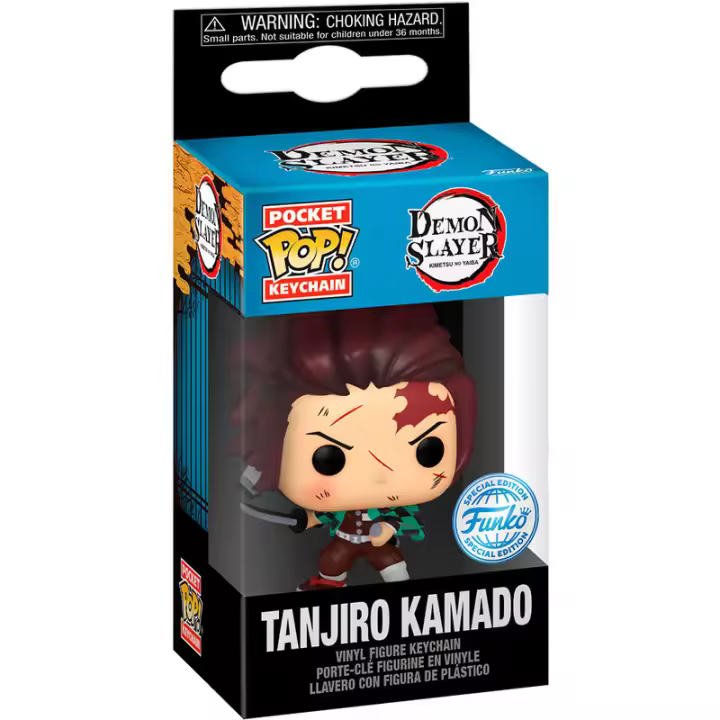 Llavero Pocket POP Demon Slayer Kimetsu no Yaiba Tanjiro KamadoFigura  Coleccionable - Idea de Regalo- Mercancia Oficial - Juguetes para Niños y Adultos - Movies Fans - Muñeco para Coleccionistas y Exposición - 1