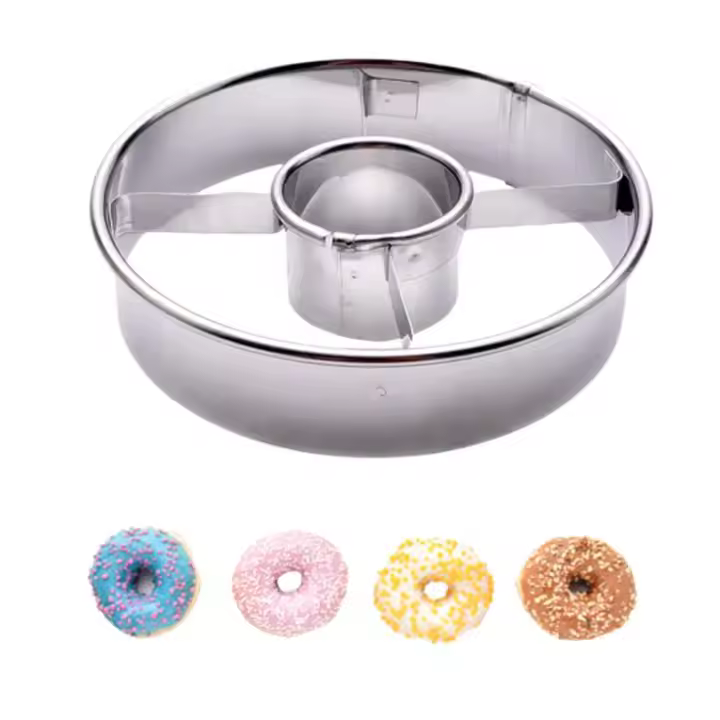 monTTese Molde Para Rosquillas, Cortador De Rosquillas De Acero Inoxidable - 1