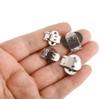 10PCS Hebilla De Manualidades DIY Color Plata Flor De Acero Inoxidable Clip Para Zapatos Adorno De Accesorios Para Zapatos - details 4