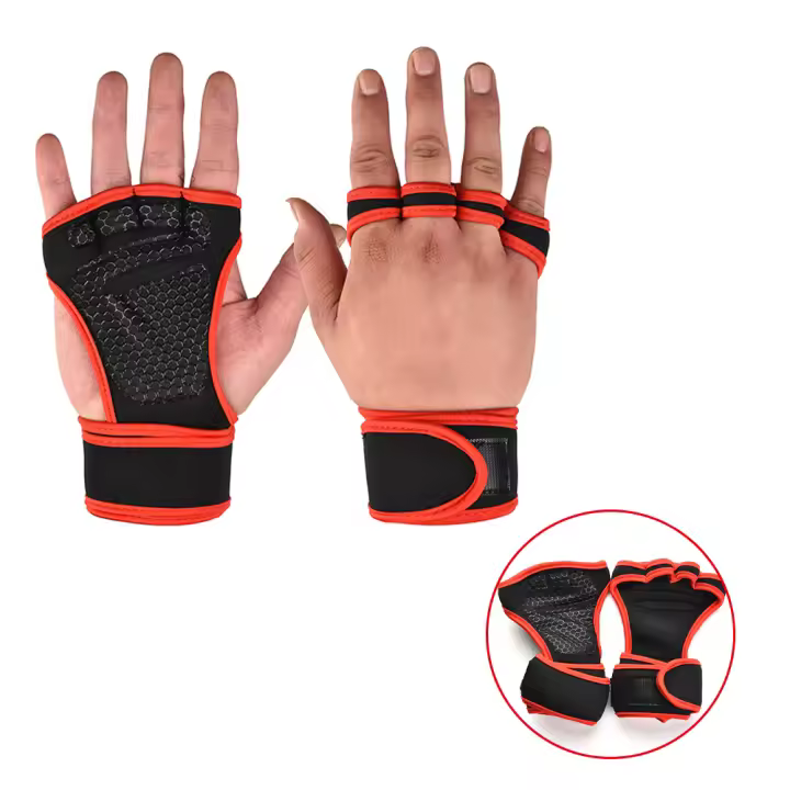 Guantes De Entrenamiento Para Hombres Y Mujeres Guantes De Fitness Y Levantamiento De Pesas Protección De Muñeca Y Palma Para Gimnasio Y Ejercicio - 1