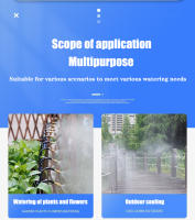 Kit De Rociador Universal DIY 5-30M Para Jardín Florería Riego De Agua Humidificación Y Refrescado En El Jardín - details 2