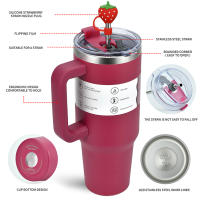 Taza Termo De Acero Inoxidable De Gran Capacidad 30oz/40oz Watersy Botella Termal Doble Vácuo Para Mantener Frío Regalo DIY Taza Muñeca Portátil Ecológica - details 6