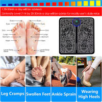 Almohadilla De Masaje De Pies EMS Acupuntura Reflejo Estimulación Muscular Mejora La Circulación Sanguínea Herramienta De Alivio - details 5