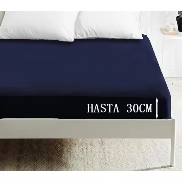 Sabanas Bajeras Ajustable para Cama 90/105/135/160/180cm, Sábana Bajera para colchón de hasta 30cm de Alto, Bolso Profundo-Microfibre de Poliéster,Tacto suave y Código. - 1