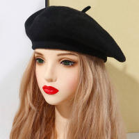 Gorro De Punto Para Mujer Estilo Francés Versátil Y De Moda Para Otoño E Invierno. Adecuado Para Uso Diario Y Al Aire Libre. Material De Acrílico. - details 5