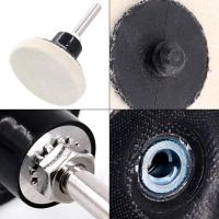 11pcs Disco De Tela Comprimida De Lana Para Pulido Y Lustrado 1"2"3" Con Rosca 1/4" Accesorios Para Herramientas De Madera Dremel - details 11