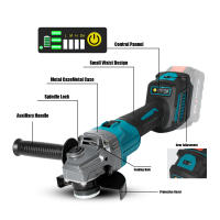 Amoladora angular sin escobillas de 125mm y 7 engranajes, máquina cortadora y pulidora, amoladora angular eléctrica, herramienta eléctrica para pines de batería Makita de 18V - details 2