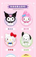 Muñeca De Acción Sanrio Kawaii HelloKitty Kuromi Cinnamoroll My Melody Figura De Anime Para Niños Regalos De Tys Cambio De Cara - details 1