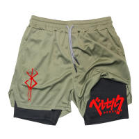 Shorts De Compresión Para Hombre 2 En 1 Con Bolsillos Para Teléfono Móvil Ropa Deportiva Secado Rápido Para Gimnasio Y Correr - details 4