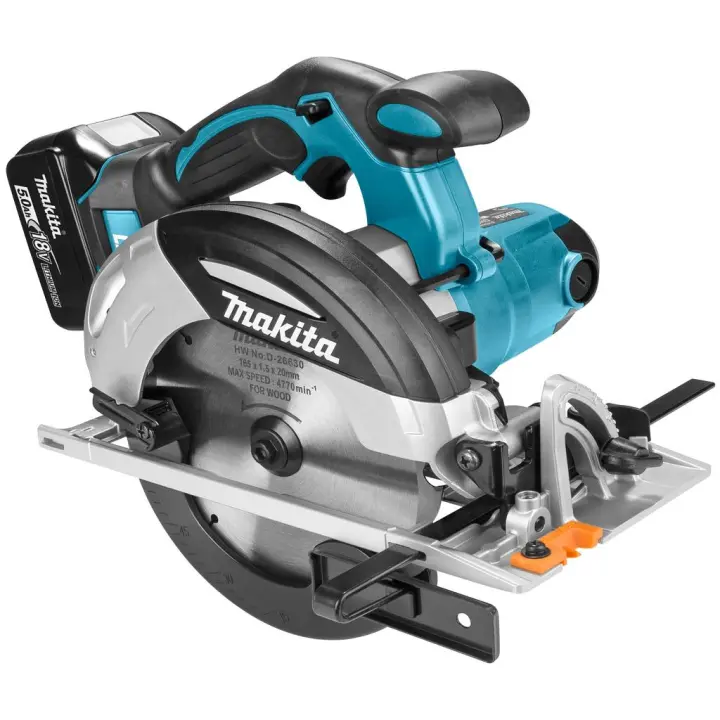 Makita DHS630RTJ Sierra circular 165mm 2x18V 5Ah Li-ion + maletin Makpac - 1