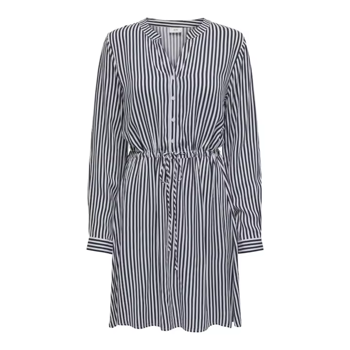 JdY Vestido Mujer JDYLAUREL LIFE L/S SHORT DRESS WVN DIA - 1