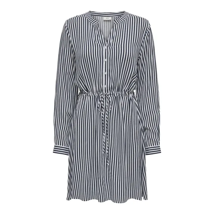 JdY Vestido Mujer JDYLAUREL LIFE L/S SHORT DRESS WVN DIA - 1