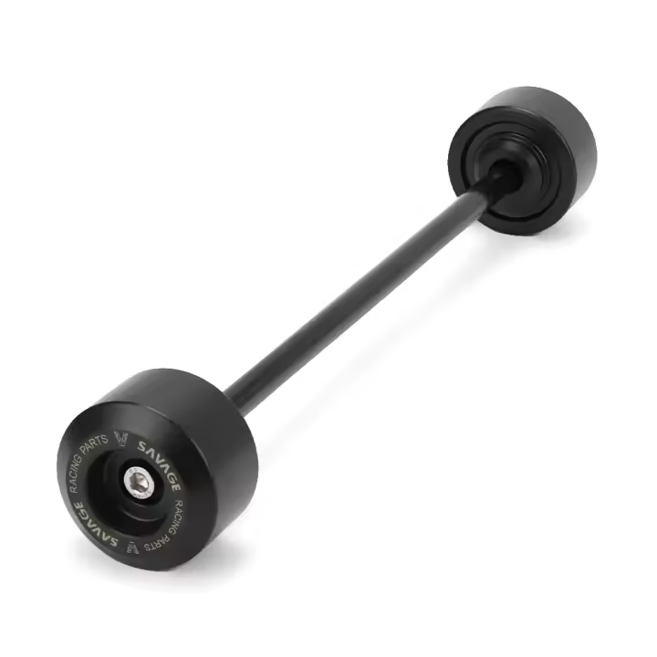 Bloque Anticolisión Para Ruedas Delanteras Y Traseras De Yamaha MT-09 Tracer 900 GT 2022-2023 Protector De Manillar CNC De Aluminio Y POM Negro - 1
