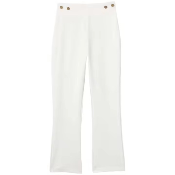 Pantalon Largo Tiffosi  para mujer en color blanco - 1