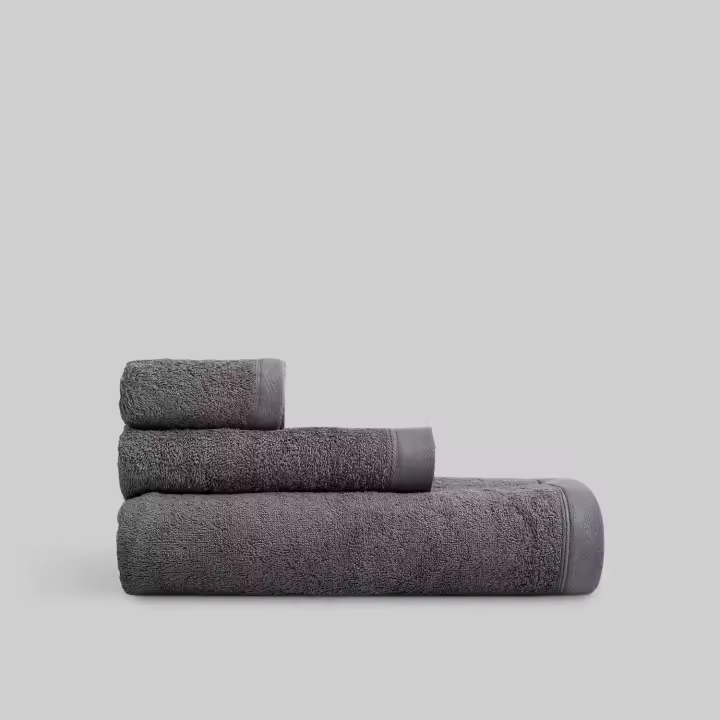 Llartextil Juego Toallas Classic 500 Gr Gris - Ultra Suaves y Sensación de Spa - Set de 3 - 1