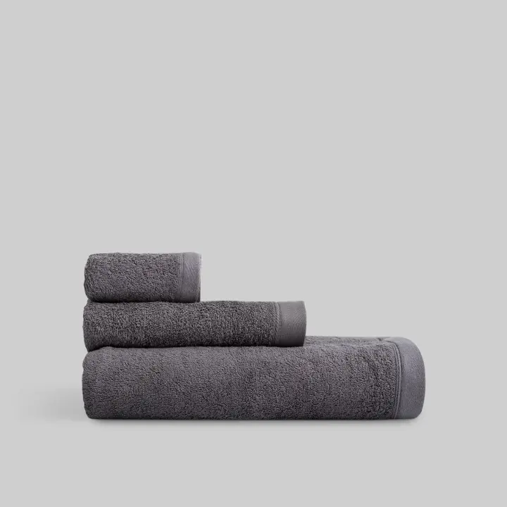 Llartextil Juego Toallas Classic 500 Gr Gris - Ultra Suaves y Sensación de Spa - Set de 3 - 1