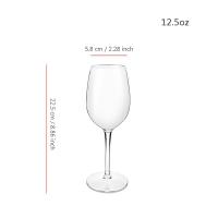 Vajilla De Vino Tritan Indestructible 2/4 Piezas Rojo Tamaño 12.5 Oz Ideal Para Bodas Fiestas Al Aire Libre Y Celebraciones - details 0