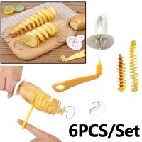Cortador De Papas En Espiral VKTECH Manual Para BBQ Skewers Tornillo Slicer De Verduras Herramienta Para Cocina Acero Inoxidable Eco-amigable - details 11