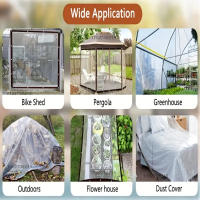 PE Transparente Impermeable Película De Grasa Para Jardín Balcón Estufa De Suculentas Protección Solar Impermeable - details 5
