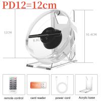 Ventilador 3D Holográfico Mini 12CM Proyector Holográfico HD Para Tiendas Bares Fiestas Navidad Publicidad Exhibición Luz - details 4