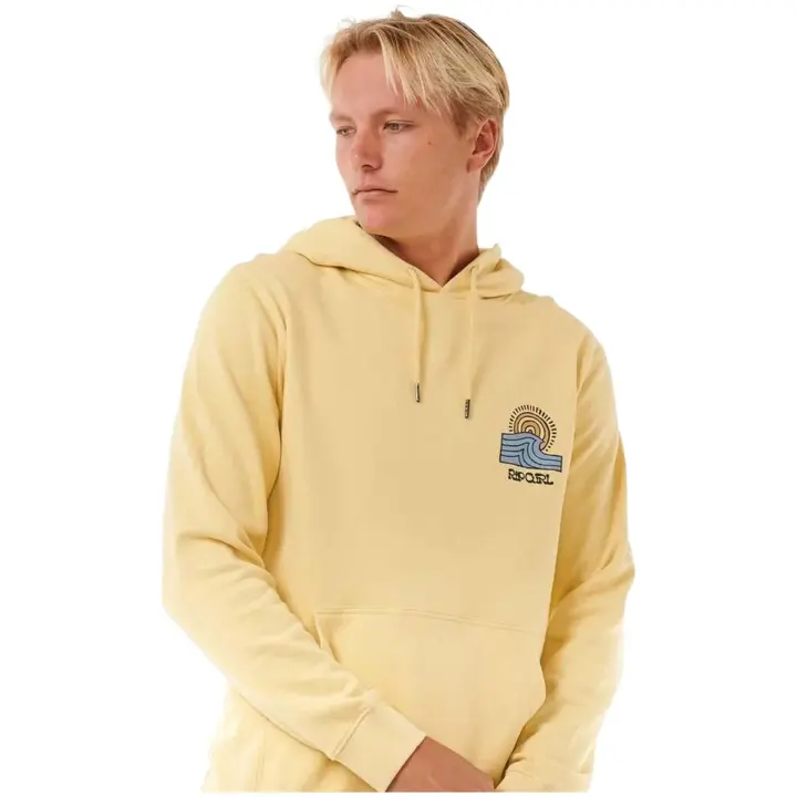 Sudadera Rip Curl modelo Swc Hays And Razed Hood para hombre en color amarillo - 1