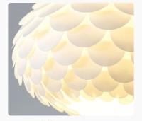 Lámpara Colgante LED En Escala De Pez Con Cambio De Luz De 3 Colores Moderna Y Fashion Para Decoración De Dormitorio Y Sala - details 16