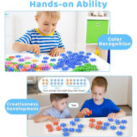 150PCS Bloques De Construcción 3D En Forma De Cerezo Juguetes Educativos De Plástico Sólido Interlocking Para Niños Regalos Para Educar Y Divertir - details 1