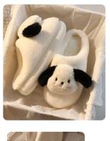 Nuevos Pantuflas De Hombre Para Interior Antideslizantes Invierno 2024 Suaves Y Cálidas Con Diseño De Oso De Peluche Pantuflas Casuales De Algodón Para Dormitorio - details 5