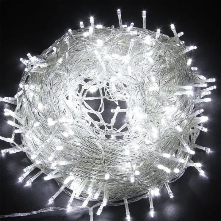 Luces LED De Navidad Con Cable De 10M Con Enchufe EU Plug Decoración De Guirnalda De Lámparas De Hadas Para Casa Boda Fiesta Vacaciones - 1