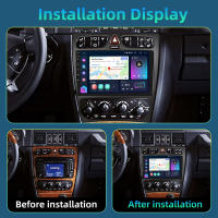 Podofo Radio de coche Android 2 Din para Mercedes-Benz C-Class/CLK  2002 2003 2004 Carplay 8+128GB AI Voice WIFI+4G DSP GPS Navegación Multimedia Reproductor de Video - details 1