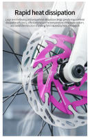 MEROCA Rotor De Freno De Disco Para Bicicleta 160mm Mountain Bike Road Bicycle 6 Bolts Disipación De Calor Y Viento Sistema De Freno Disc Hybrid - details 5