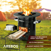 AREBOS Horno Rocket incl. Sartén grill Barbacoa Estufa Rocket Estufa de camping - details 12